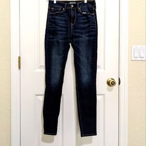High rise skinny jeans